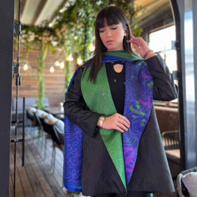Elegant Persian Blazer Manto Shab Hengam with Sophisticated Style