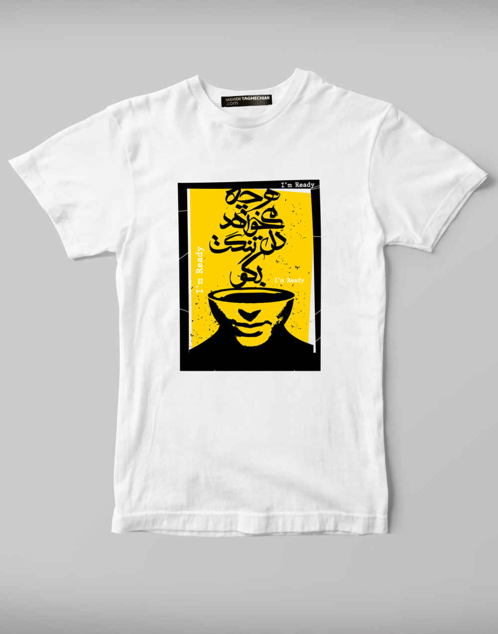 Unisex T-Shirt Model Deltang – Contemporary Persian Style