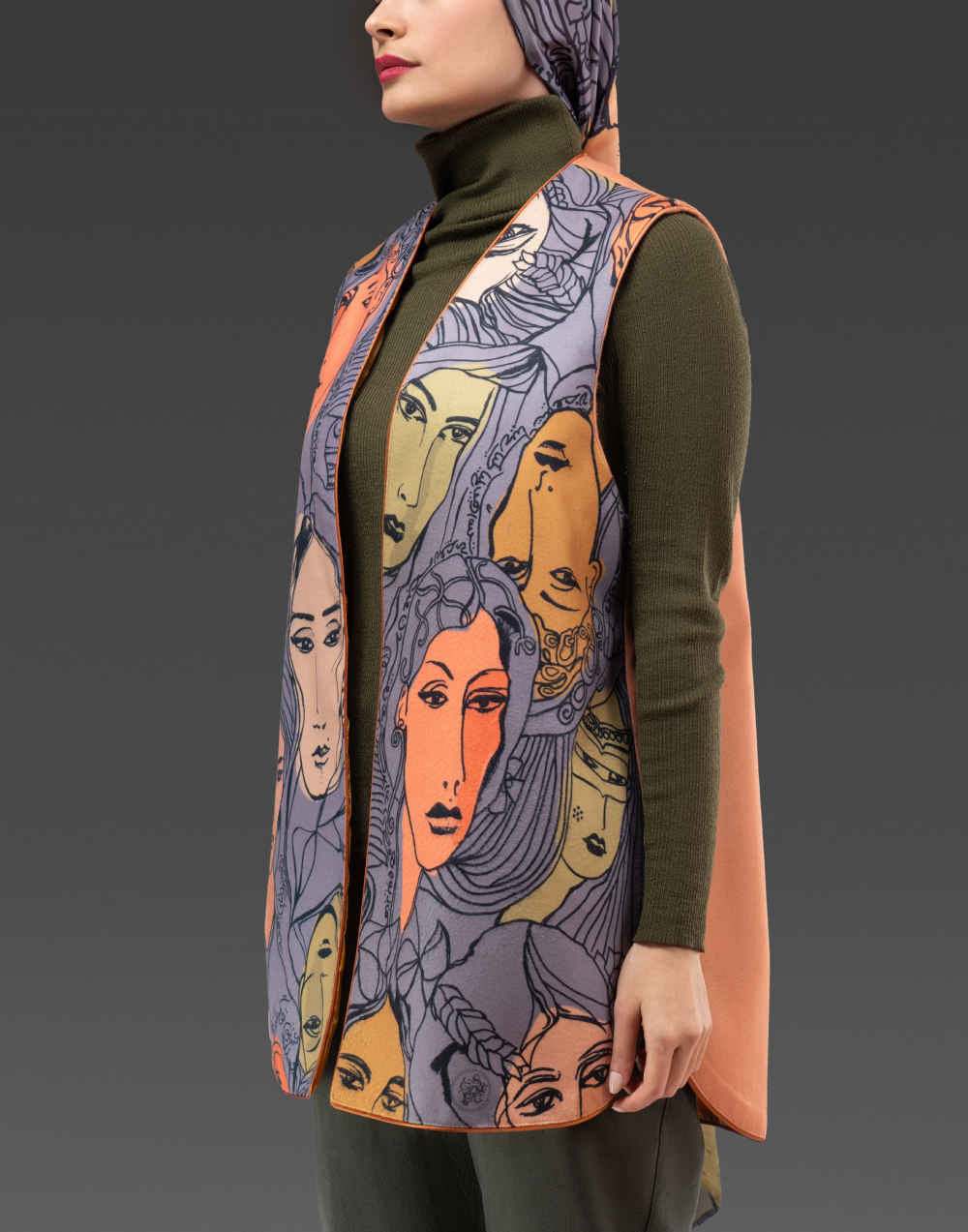Persian Women’s Vest Model Leyli