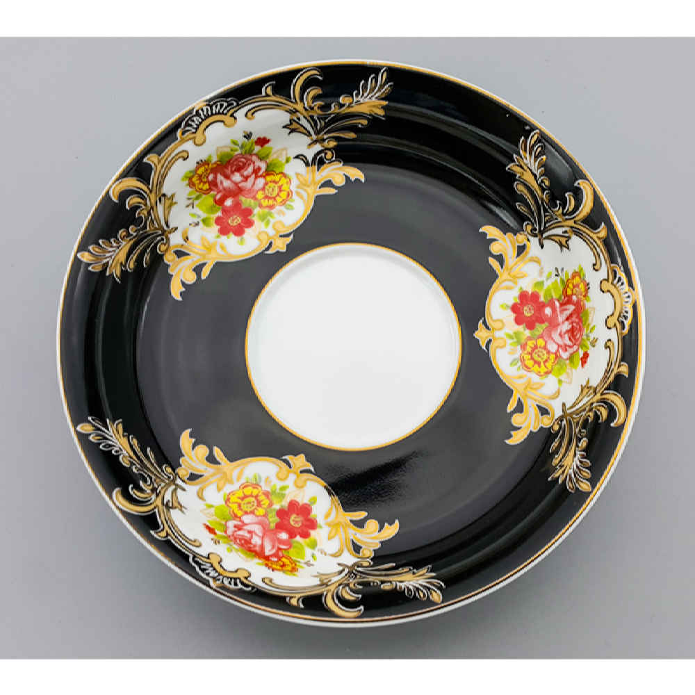 Persian Tea Saucer – Porcelain with Abbasi Design (Set of 6)
