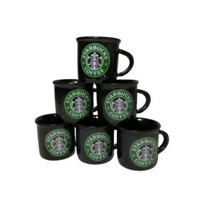 Persian Espresso Cup Set of 6 - Starbucks Ceramic Demitasse Style