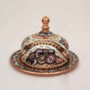 Persian Espresso Cup with Tray - Copper Demitasse Style