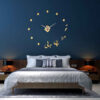 DIY 3D Wall Clock Minimalist with Persian Calligraphy Patterns - Romantic