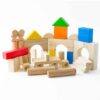 50-Piece Wooden Geometric Brain Teaser Puzzle – Comprehensive Challenge