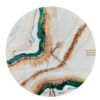 Handcrafted Resin Wall Clock - Abstract Style Nina