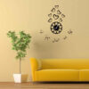 DIY 3D Wall Clock Minimalist with Persian Calligraphy Patterns - Jaan