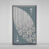 Velvet Vertical Blind Curtain – Abstract Farhad Print