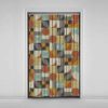 Velvet Vertical Blind Curtain – Abstract Leila Print