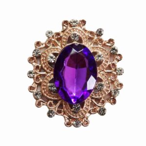 Classic Rhinestone Brooch Pin Model Negin