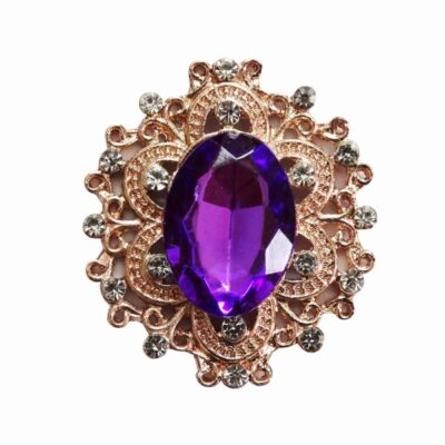 Negin Metal Rhinestone Brooch – Classic Elegant Design