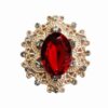 Classic Rhinestone Brooch Pin Model Negin