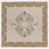 Velvet Tablecloth Persian Elegance Inspired Design Cream