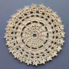 Crochet Hand Knitted Tablecloth Model Cream