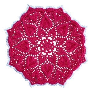 Crochet Hand Knitted Tablecloth Model Golbehi