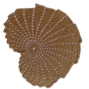 Crochet Hand Knitted Tablecloth Model Snail
