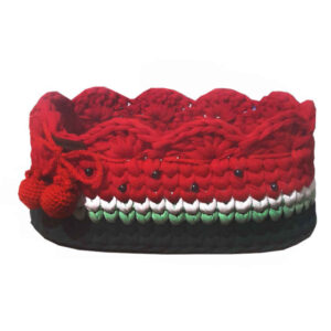 Crochet Storage Basket Yarn Model Yalda