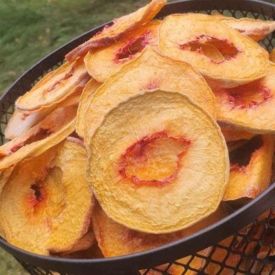 Persian Dried Damavandi Peach Slices, Naturally Sweet & Fragrant with a Rich Fruity Flavor - 2500g