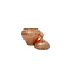 Handcrafted Persian Copper Sugar Bowl with - Hammered Sibi