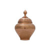 Handcrafted Persian Copper Sugar Bowl with - Hammered Sibi