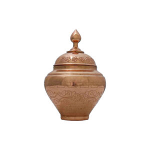 Handcrafted Persian Copper Sugar Bowl with – Hammered Sibi