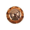 Handcrafted Persian Copper Sugar Bowl with - Hammered Chakoshi