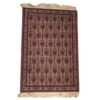 Hand-Knotted Persian Abadeh Parmis Rug (Tribal All-over Geometric) - Red Wool