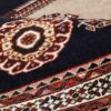 Hand-Knotted Persian Abadeh Parva Rug (Tribal Geometric Medallion) - Brown Wool