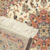 Hand-Knotted Persian Ardakan Nahal Rug (Classical Floral Medallion) - Cream Wool