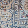 Hand-Knotted Persian Ardakan Salva Rug (Classical Floral Medallion) - Gray Wool