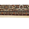 Hand-Knotted Persian Birjand Golabetoon Riz Mahi Rug (Mahi Medallion) - Brown Silk & Wool