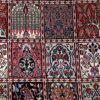 Hand-Knotted Persian Birjand Nour Rug (Traditional Bakhtiari Garden Khesti) - Brown Wool