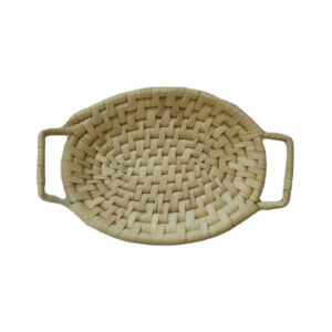 Persian Handwoven Palm Leaf Basket Model Banafsheh