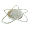 Persian Handwoven Palm Leaf Basket Model Star