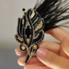 Handmade Feminine Beaded Brooch Pin – Soraya Model