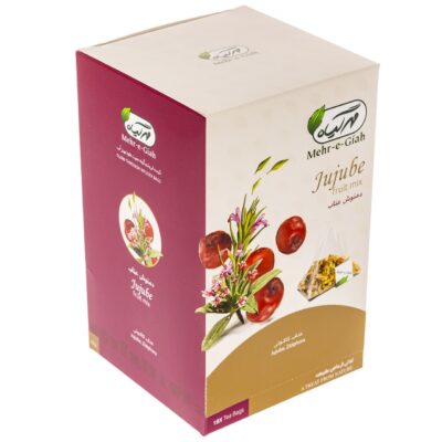 Mehr-e Giah Jujube Herbal Tea | Naturally Sweet Fruity Aroma & Rich Herbal Notes, 5 Packs