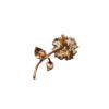 Flower Brooch Pin – Metal Sunflower Design