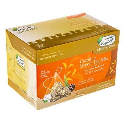Cumin, Green Tea, Lemon & Senna Herbal Tea | Citrusy, Herbal & Spiced Notes, 4 Packs