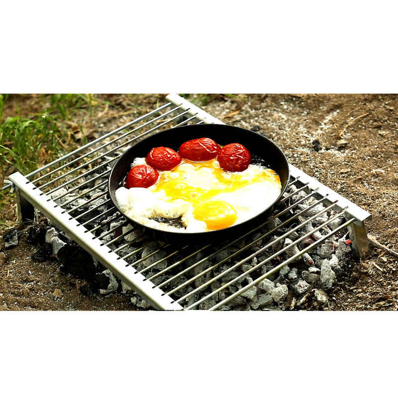 Portable & Folding Campfire Grill for Outdoor Cooking Ariaman