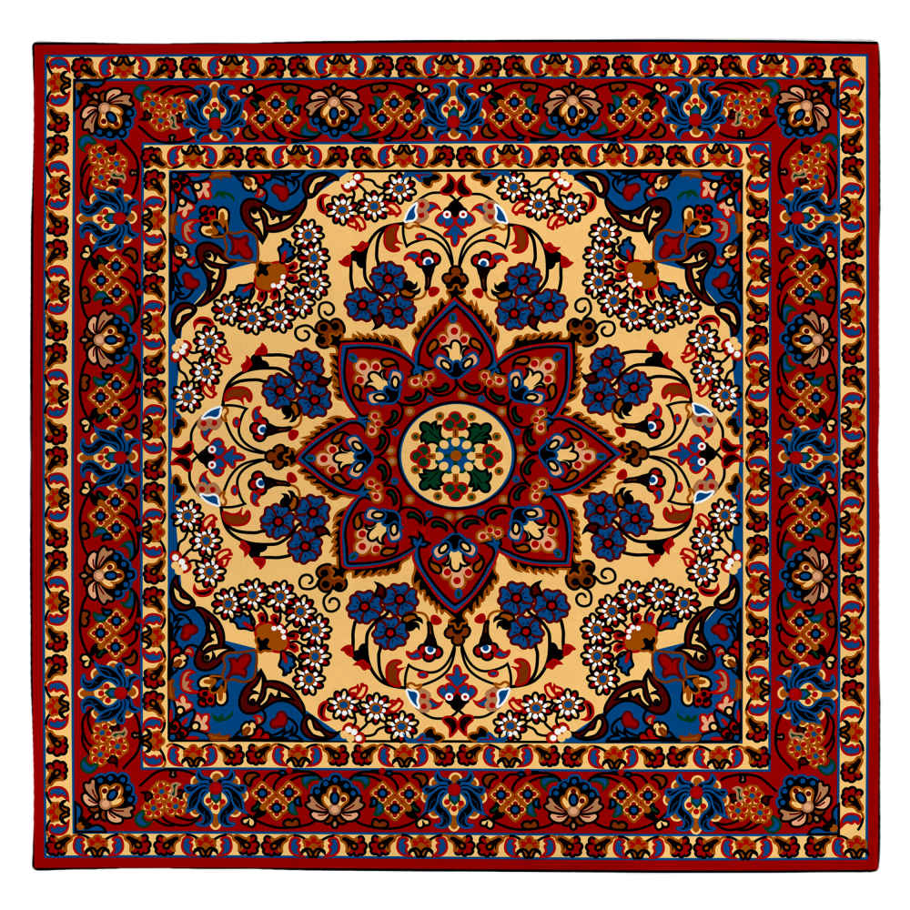 Persian Elegance Tablecloth Model Artistic