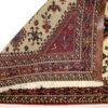 Hand-Knotted Persian Abadeh Roya Rug (Tribal Floral Medallion Pattern) - Red Wool