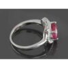Red Ruby Engagement Silver Ring Bliss for Women Kiana Sarvenaz