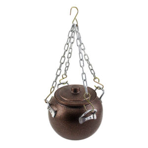 Cauldron Campfire Hanging Cookware Pot – Durable & Versatile for Outdoor Cooking