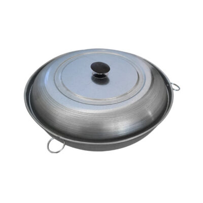Camping Hanging Cookware Pan with Lid – 40 cm, Durable for Outdoor Use