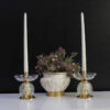 Persian Crystal Candlestick Tulip Shaped Model Paradise (2x)