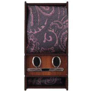 Men’s Tie, Handkerchief & Cufflinks Neckwear Set – Luxurious Erfan
