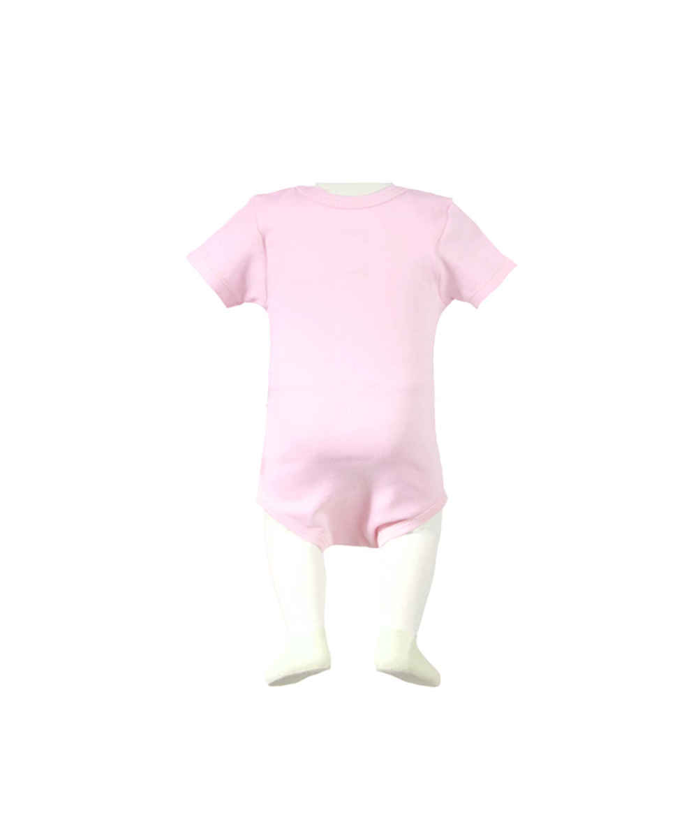 Solid Color Short-Sleeve Baby Onesies Bodysuit