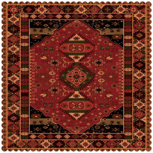 Velvet Tablecloth Persian Elegance Inspired Design Farsh