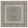 Velvet Tablecloth Persian Elegance Inspired Design Gray