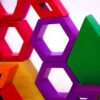 Hexagon Wooden Brain Teaser Puzzle – Challenging Geometric Toy