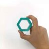 Hive Wooden Geometric Brain Teaser Puzzle – Unique Educational Toy